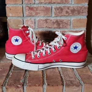 Red High Top Converse